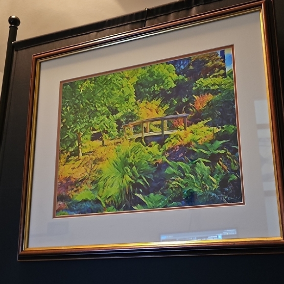 Framed Art Print Of Mendocino Botanical Gardens